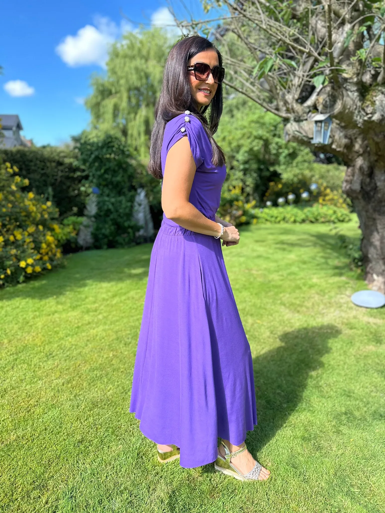 Purple Maxi Skirt Tammy