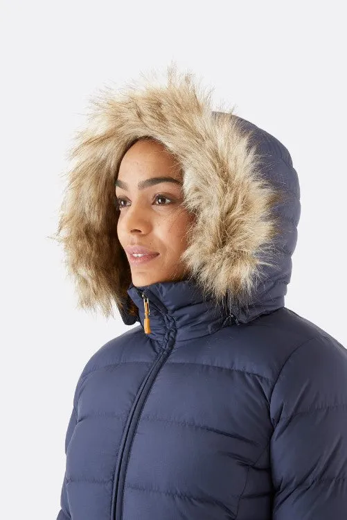 RAB Deep Cover Parka Womens with Detachable Faux Fur