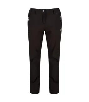 Regatta Great Outdoors Womens/Ladies Geo Softshell II Regular Leg Trousers (Black) - UTRG1028