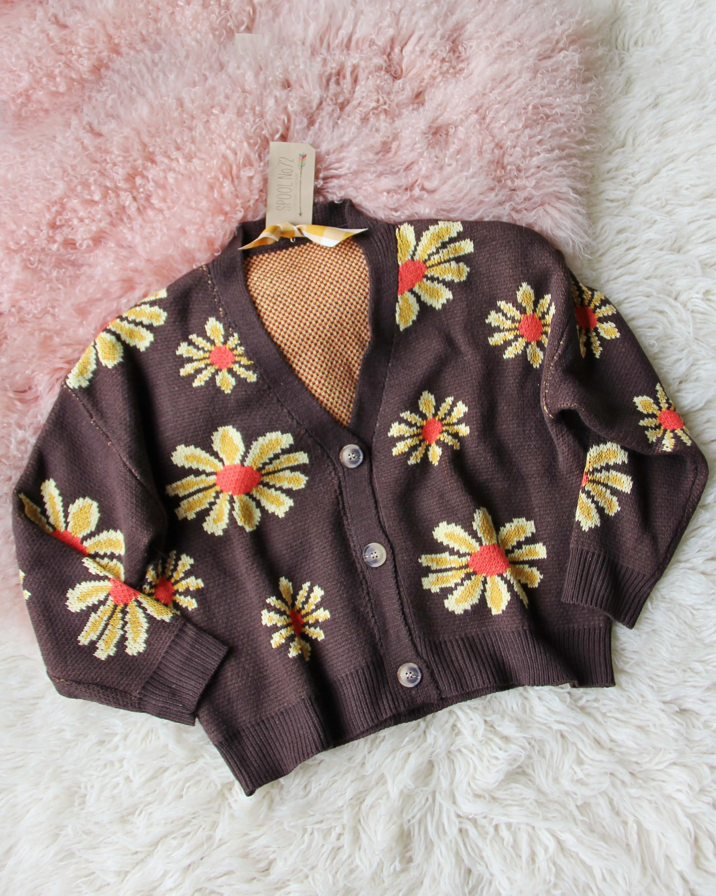 Retro Daisy Sweater