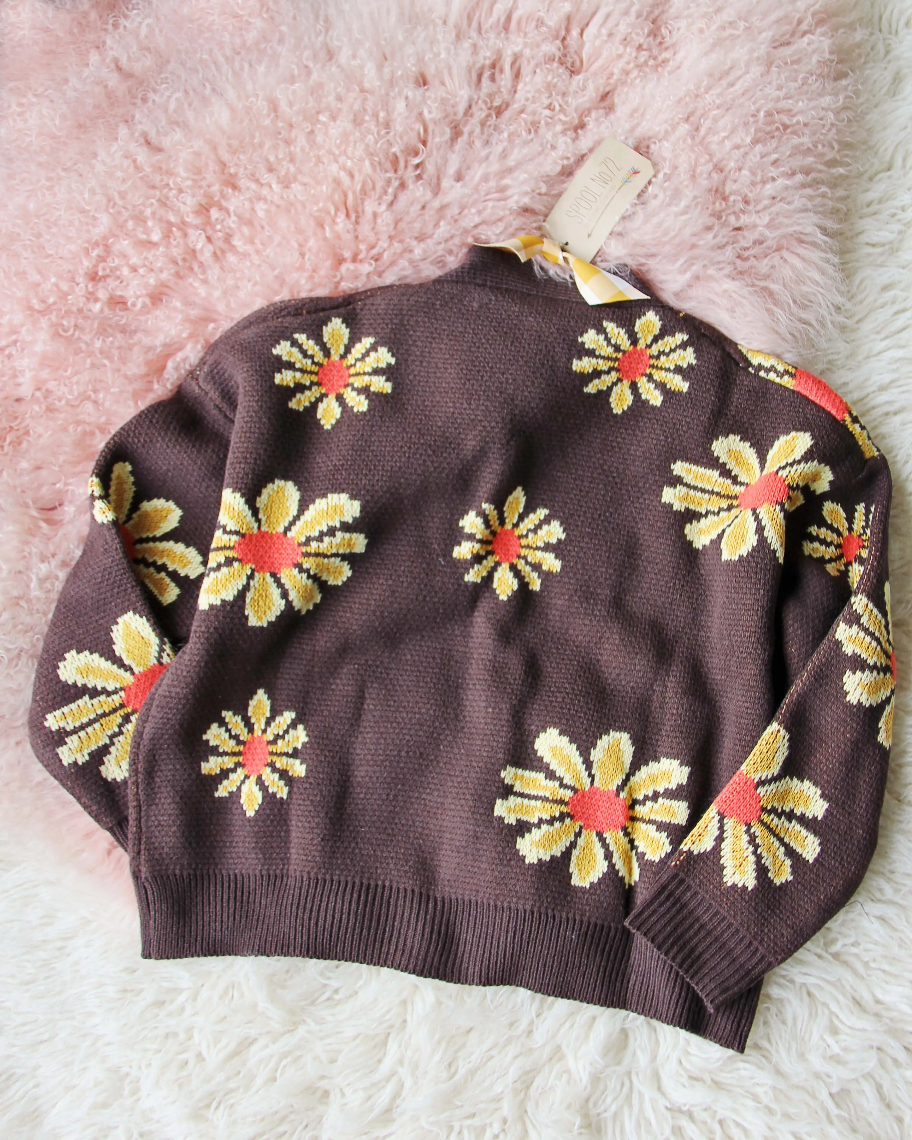 Retro Daisy Sweater