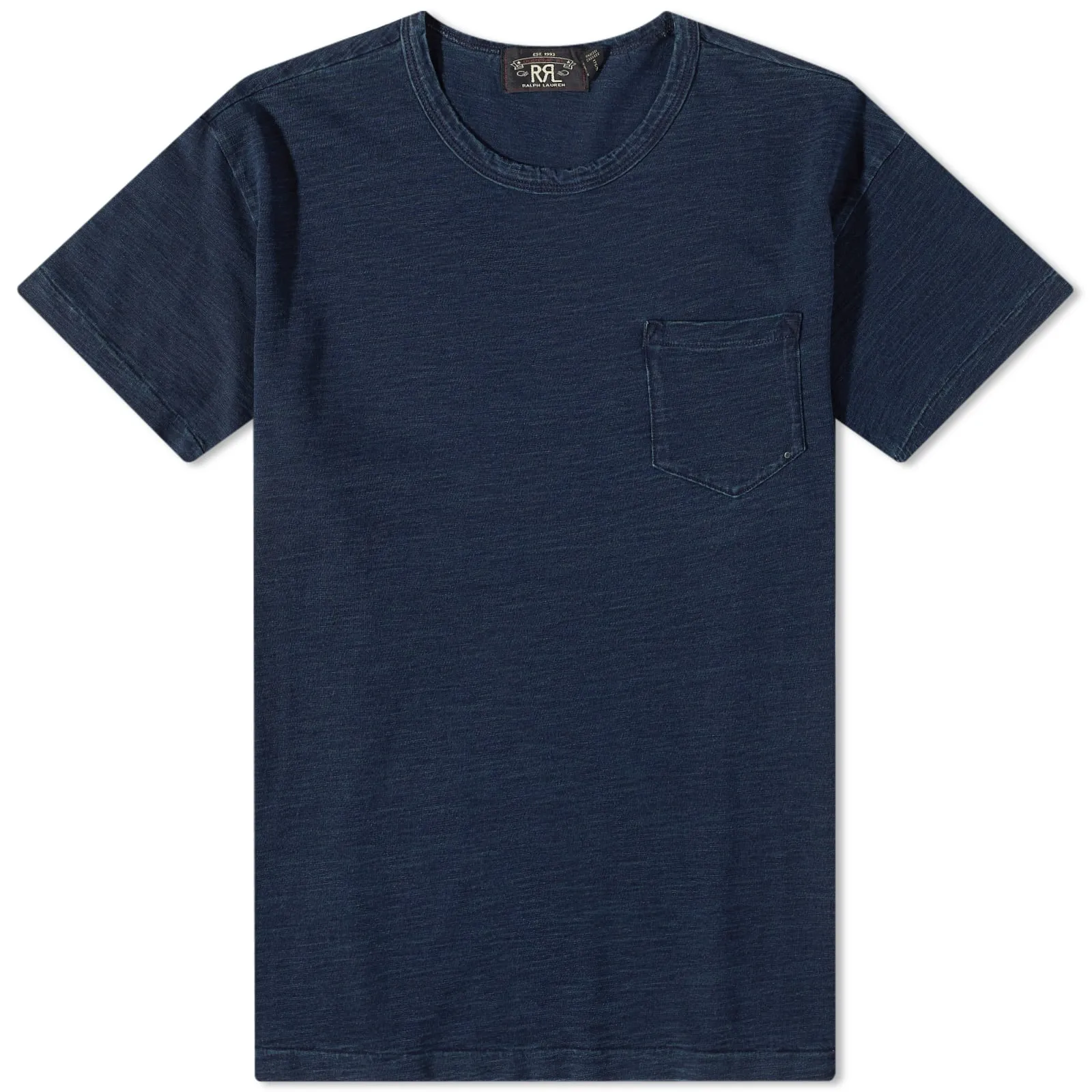 RRL Indigo Dyed Crew T-ShirtRinsed Indigo