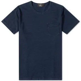 RRL Indigo Dyed Crew T-ShirtRinsed Indigo