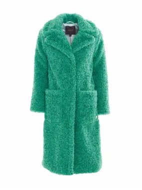 		Ruby  Shamrock Faux Fur Coat	