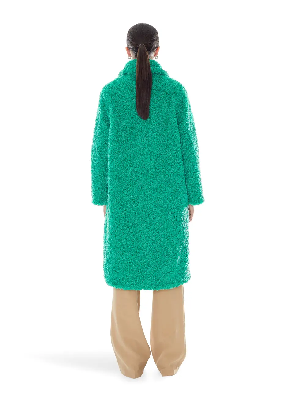 		Ruby  Shamrock Faux Fur Coat	