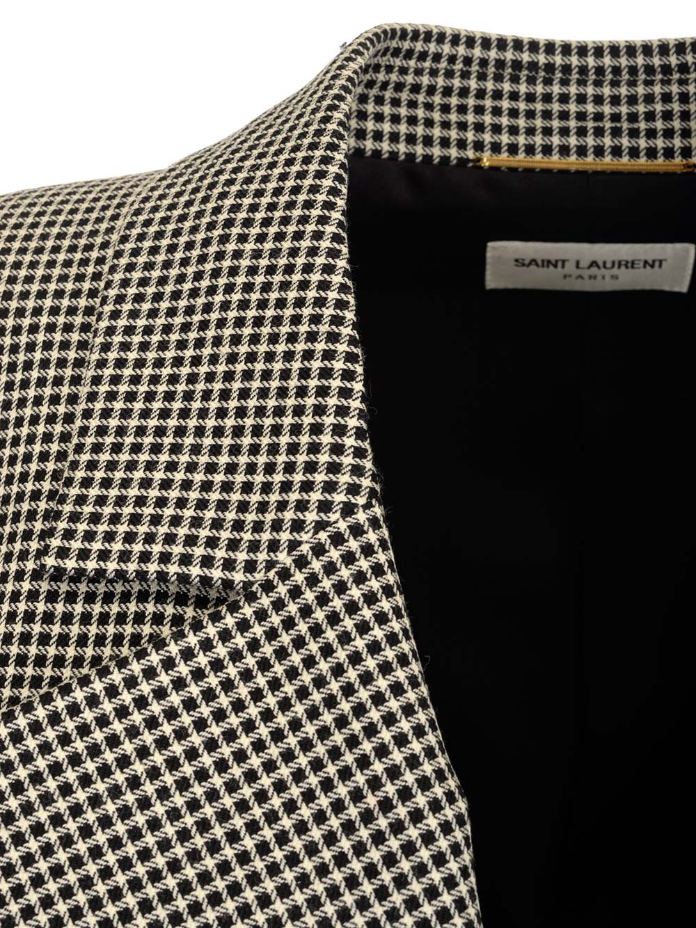 Saint Laurent Checked Single-Breasted Jacket