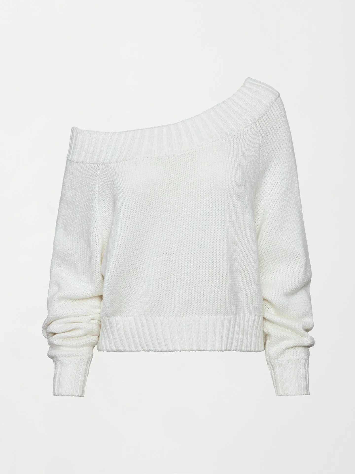 Slouchy Knit Sweater - Off White