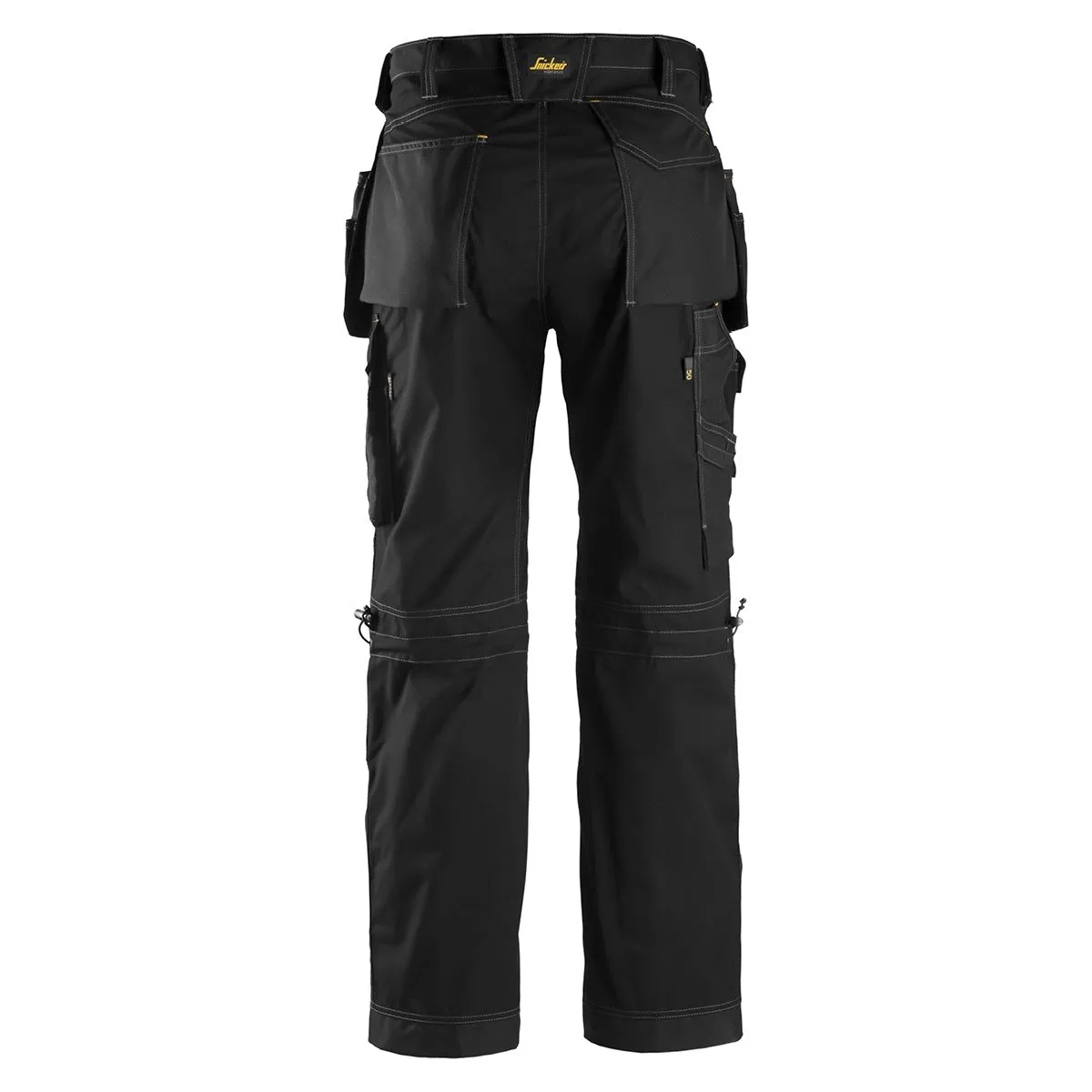 Snickers 3223 Floorlayer Work Trousers with Holster Pockets Rip Stop - Bl