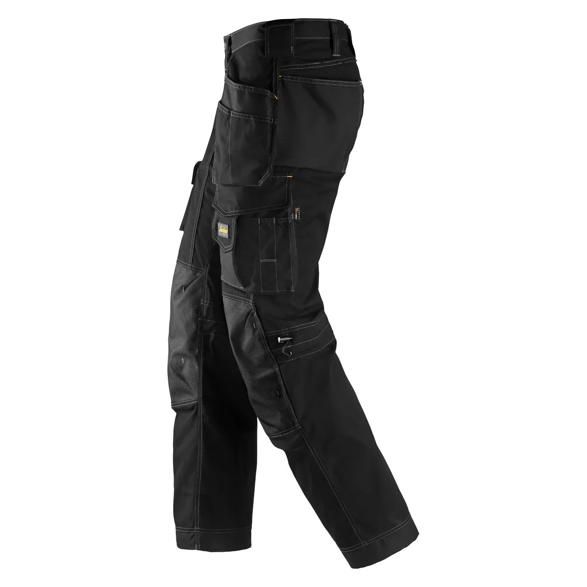 Snickers 3223 Floorlayer Work Trousers with Holster Pockets Rip Stop - Bl