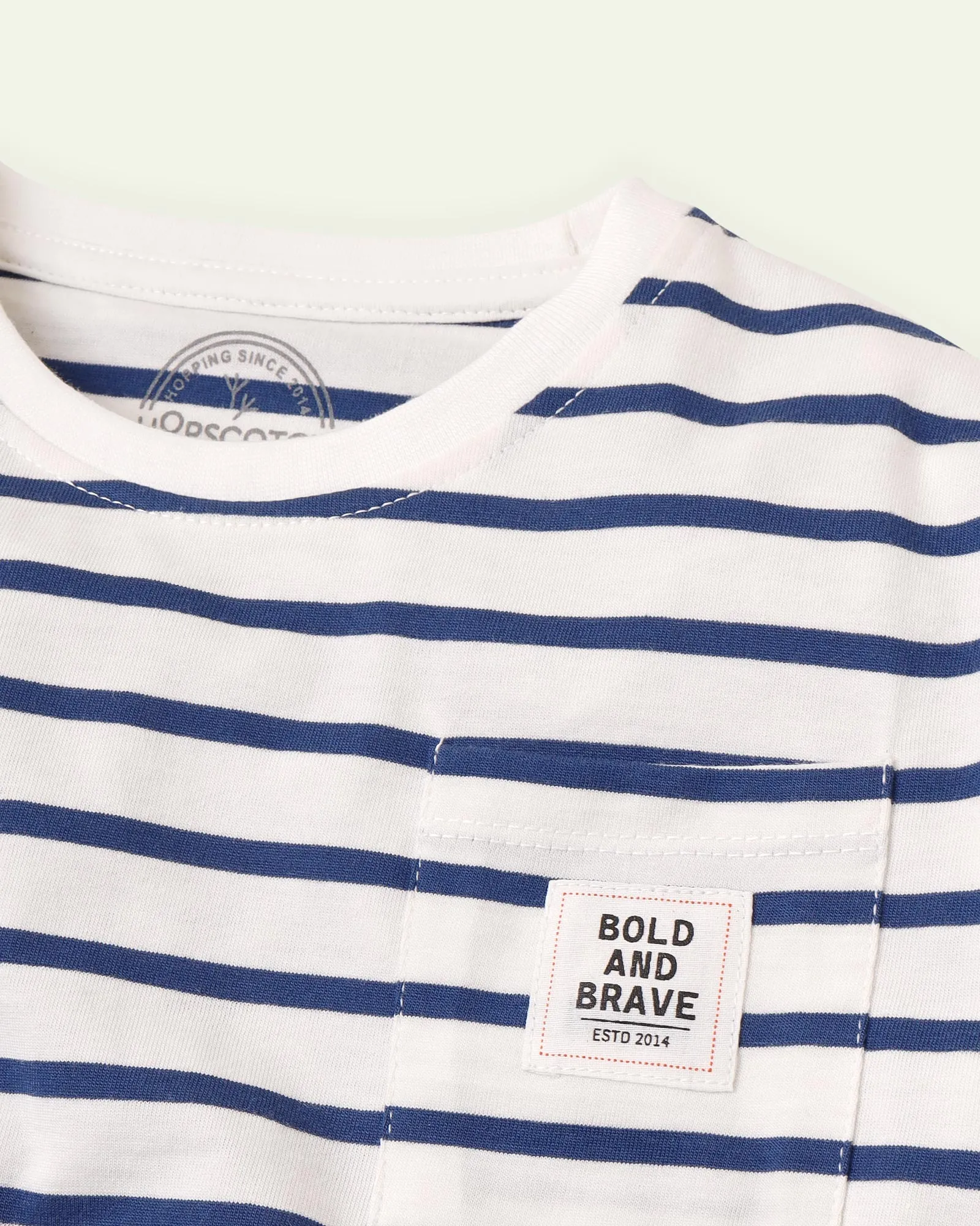 Stripe Crew Neck T-shirt