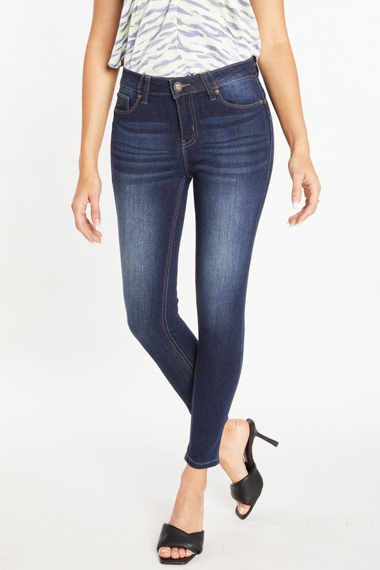 Super Soft Push Up Ankle Skinny Jeans