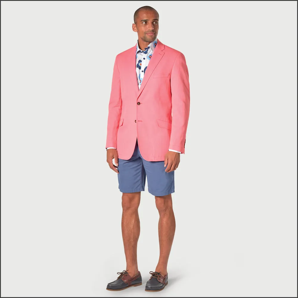 Tatton Pink Cotton Cruise Jacket from Brook Taverner-