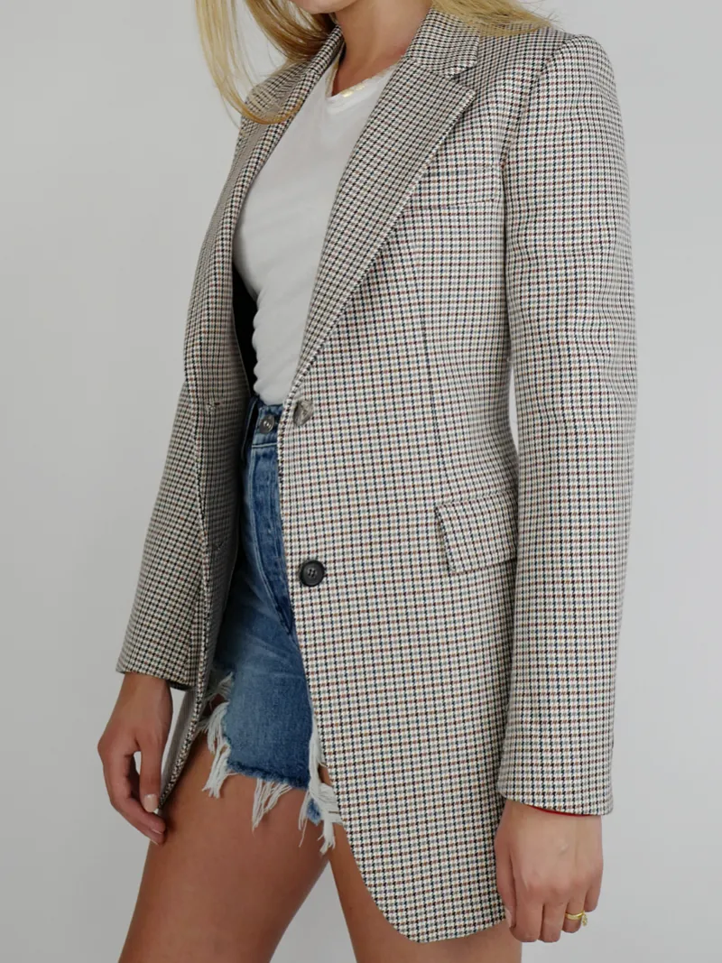 THEORY Fremont Plaid Blazer