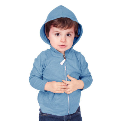 Unisex Infant Jersey L/S Zip Up Hoodie