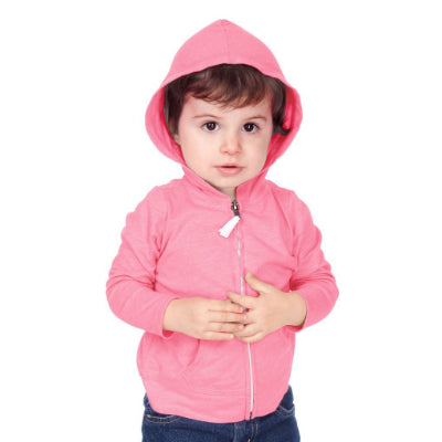 Unisex Infant Jersey L/S Zip Up Hoodie