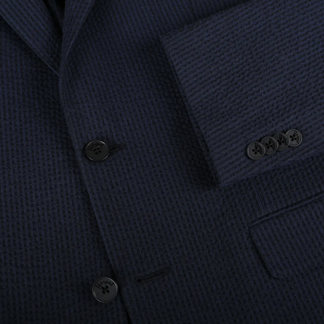 Vieux Carre Navy/Black Seersucker Stretch Sport Coat