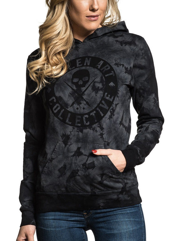 Women's Badge of Honor Hoodie (Black Crystal)