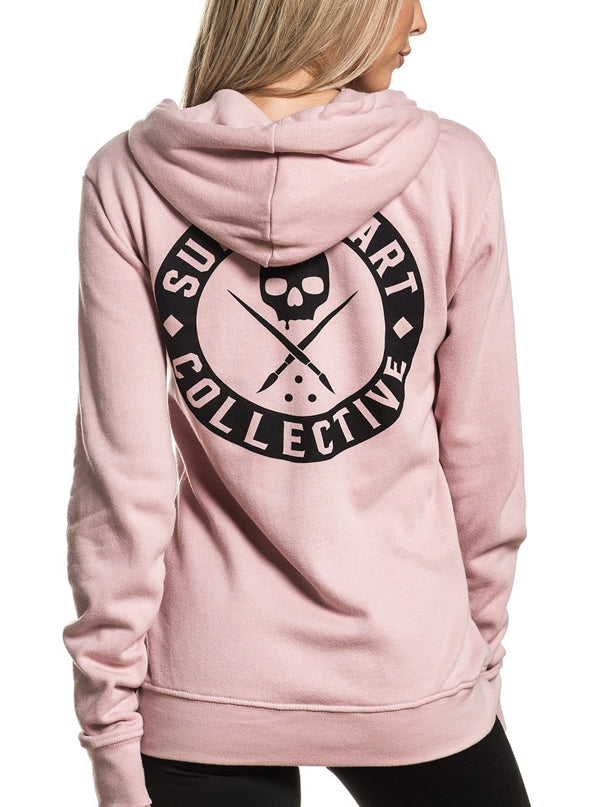 Women's Badge Of Honor Zip Fleece Hoodie