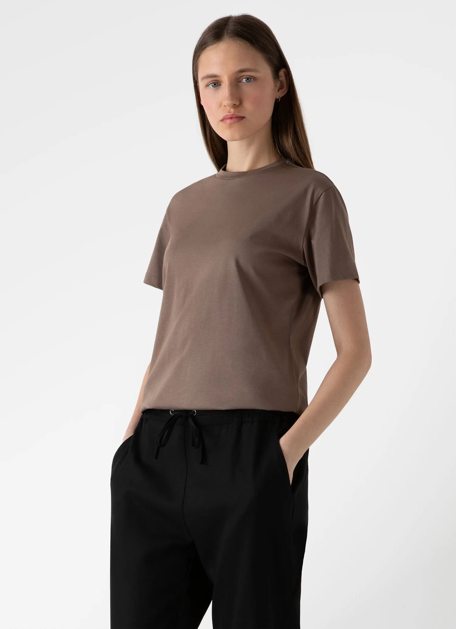 Women's Boy Fit T-shirt in Cedar