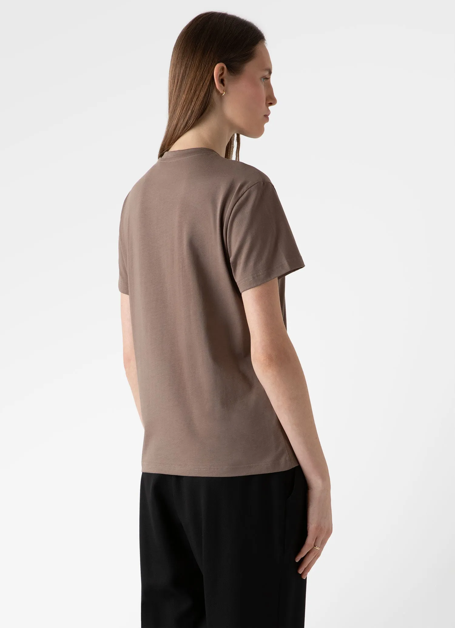 Women's Boy Fit T-shirt in Cedar