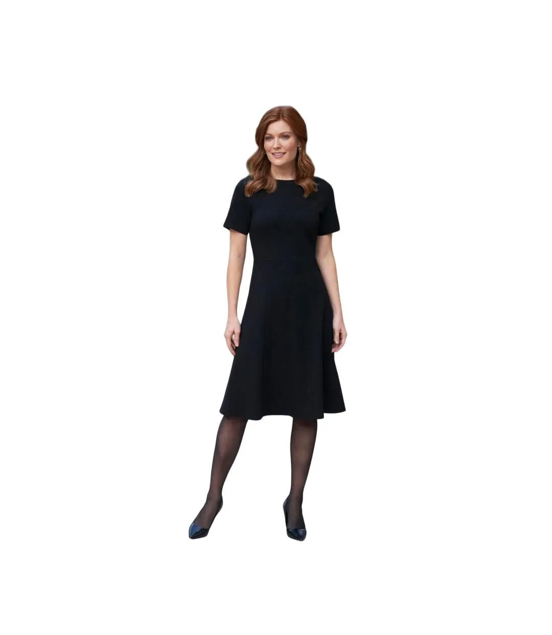 Womens/ladies belinda jersey dress black Brook Taverner