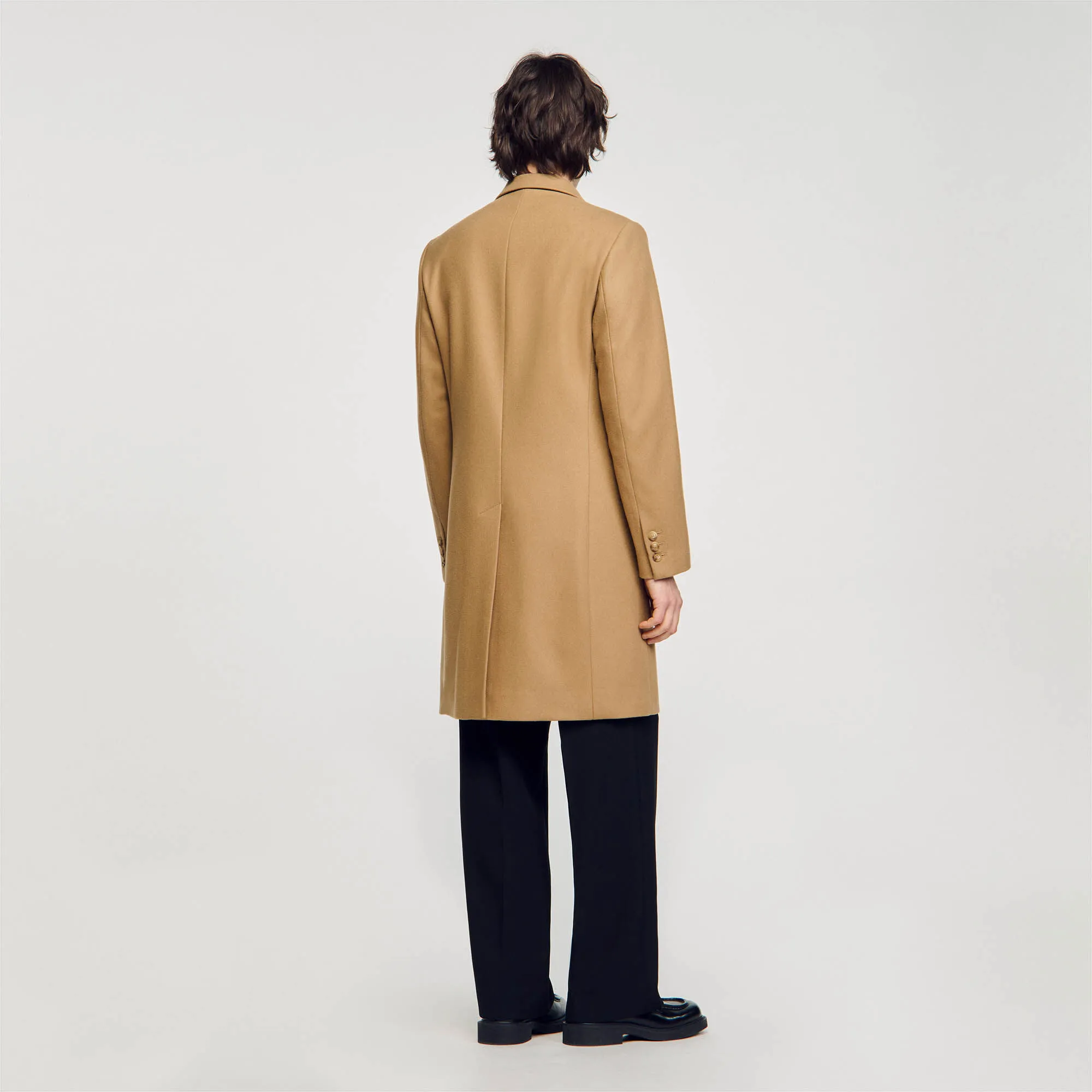 Wool broadcloth coat