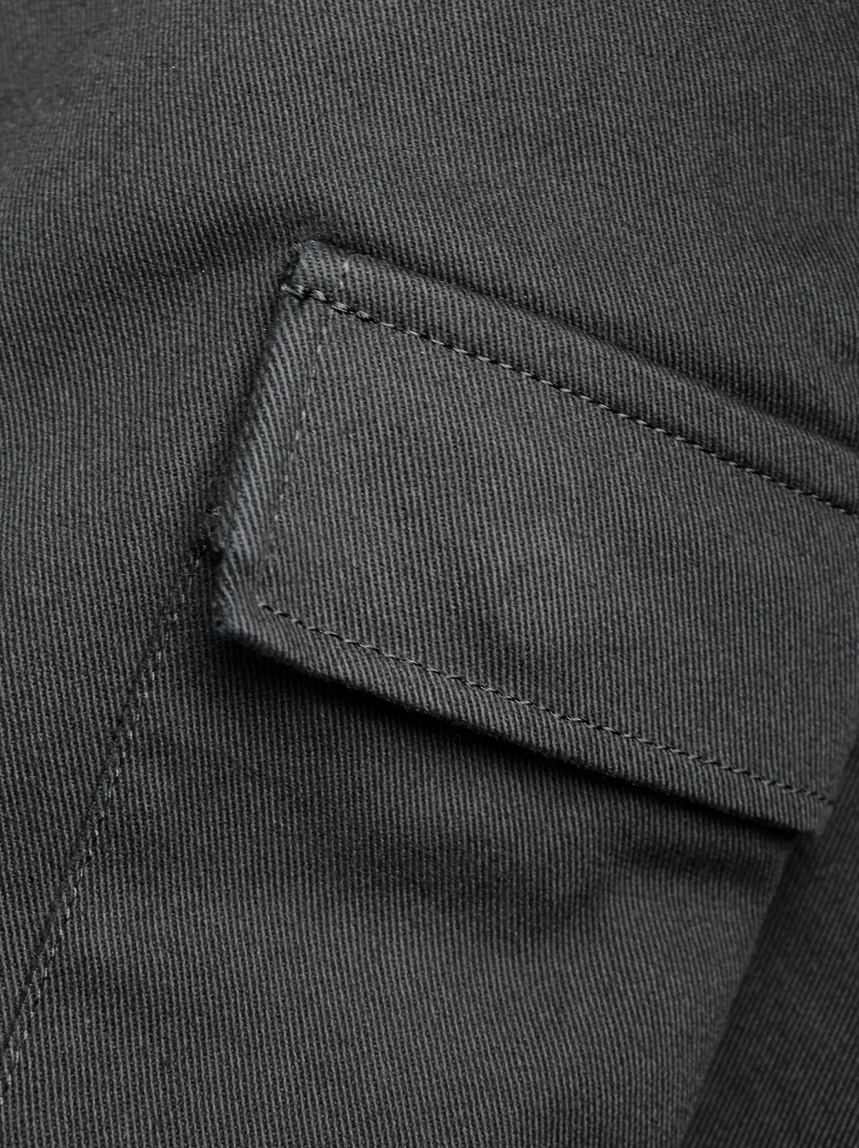 Y’s for men black straight trousers with cargo pockets — early 1990’s