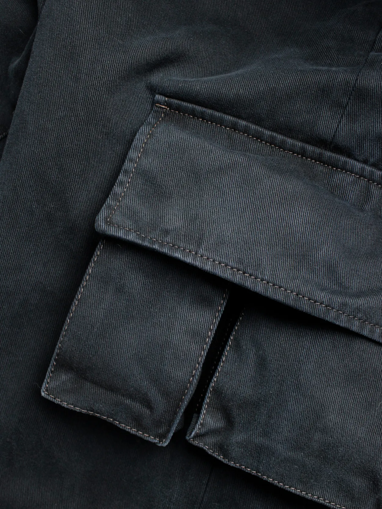 Yohji Yamamoto A.A.R black cargo trousers with pockets on the legs