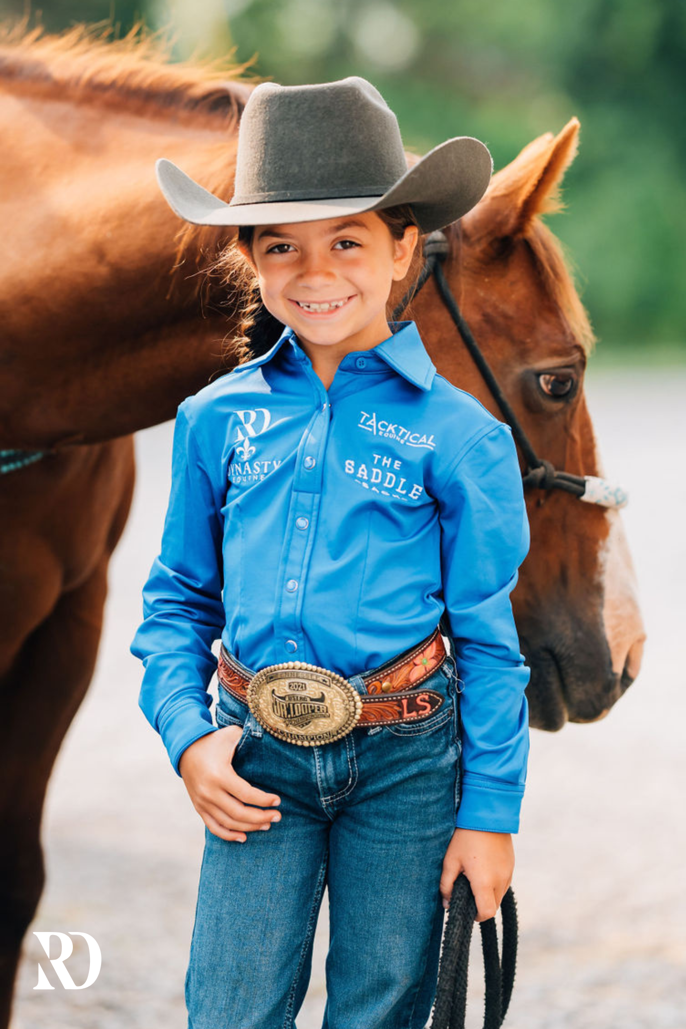 *YOUTH* ROYAL BLUE SPONSORSHIP PERFORMANCE SHIRT